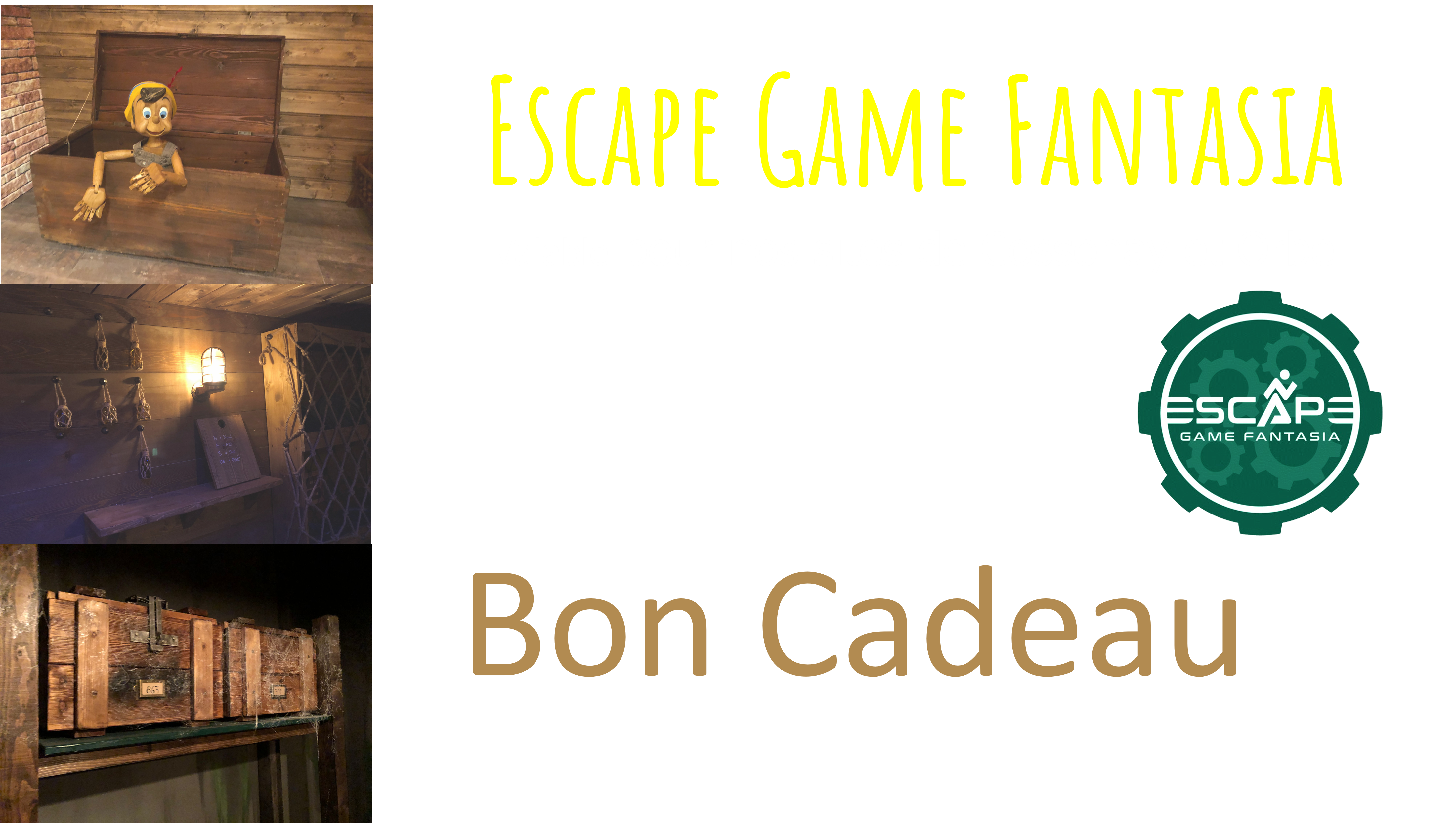 Bon cadeau Escape Game Fantasia